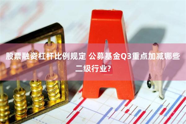 股票融资杠杆比例规定 公募基金Q3重点加减哪些二级行业?
